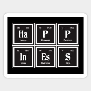 Happiness | Periodic Table of Elements Magnet